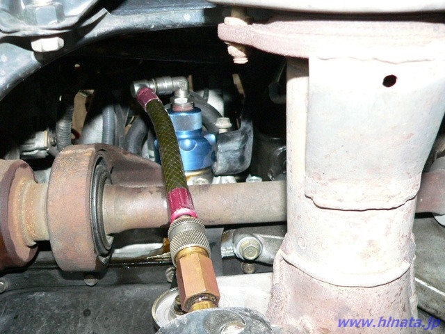 洗浄剤圧送アダプター