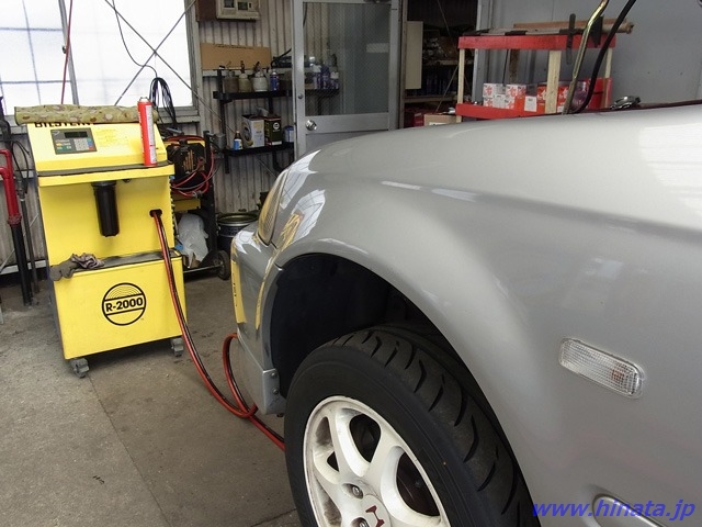 エンジン内部洗浄、スタンバイ