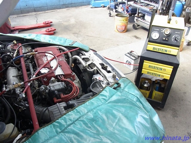 カーボンクリーンシステム施工中