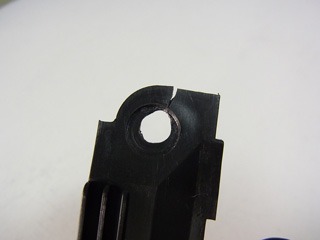 バイザーの割れ