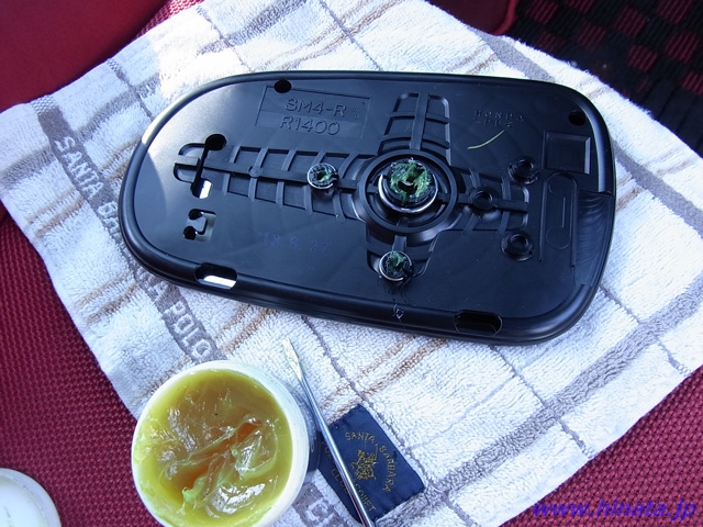 関節部分のグリスアップその1