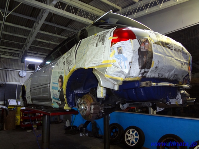 リアセクション部の施工