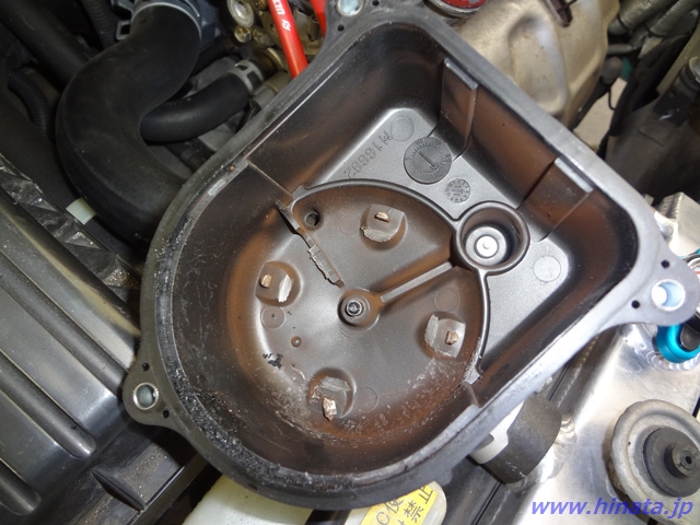 ボロボロの電極