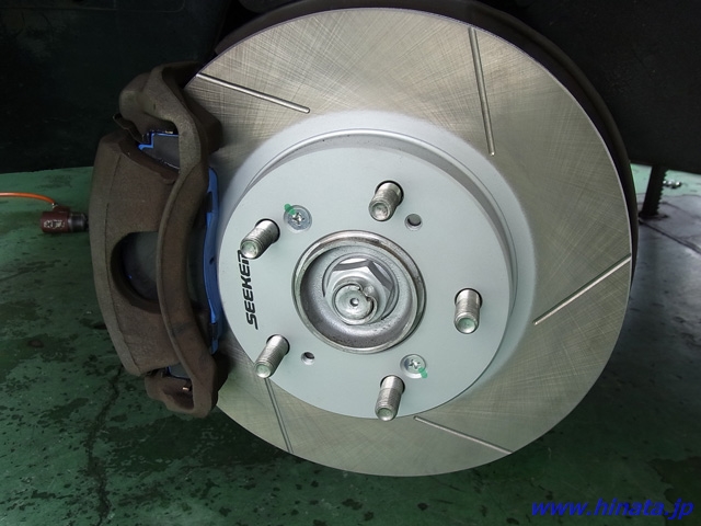 完成したフロントブレーキ