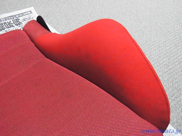 座面用カバー装着完了