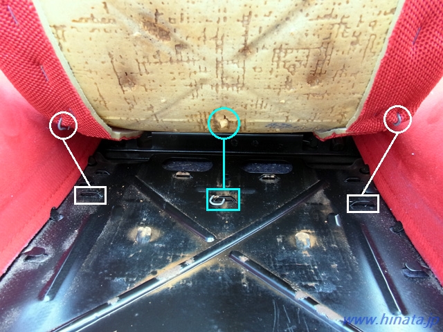 太い針金で固定