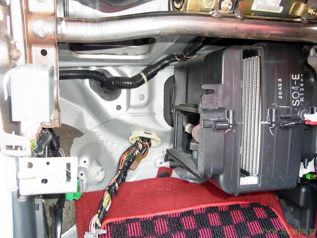 ブロアーサブASSYの取り外し完了