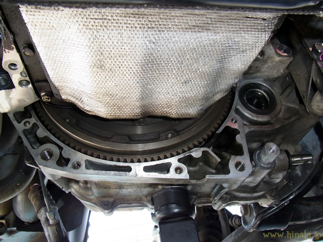 フライホイールの裏側