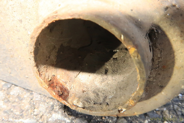 リアパフォーマンスロッドのブラケット部その2