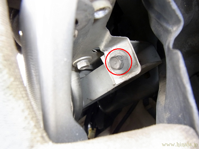 ヘッドライトの固定ボルトその3