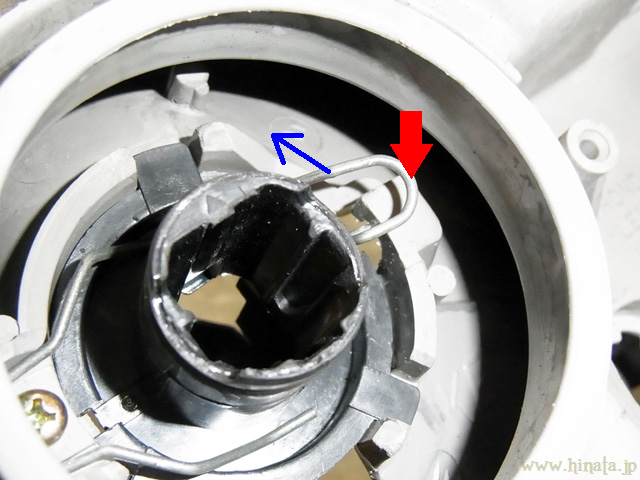 サポータスプリングのロック解除
