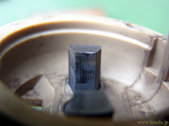 ブラシの摩耗状況