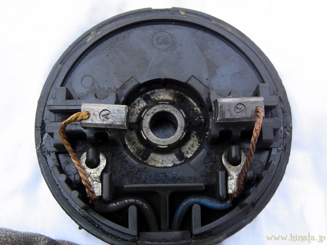 ブラシの摩耗状況