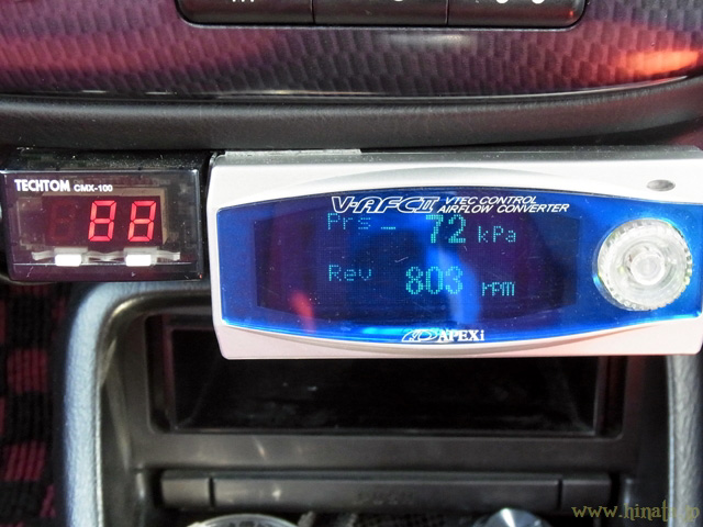 水温と負圧、アイドリング回転数