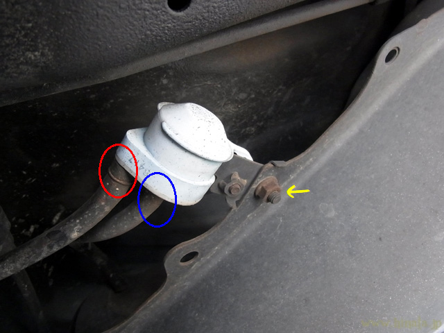 2ウェイバルブを外す