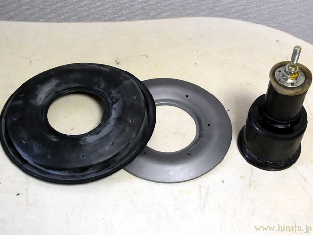 フロントダイヤフラムとフロントプレート