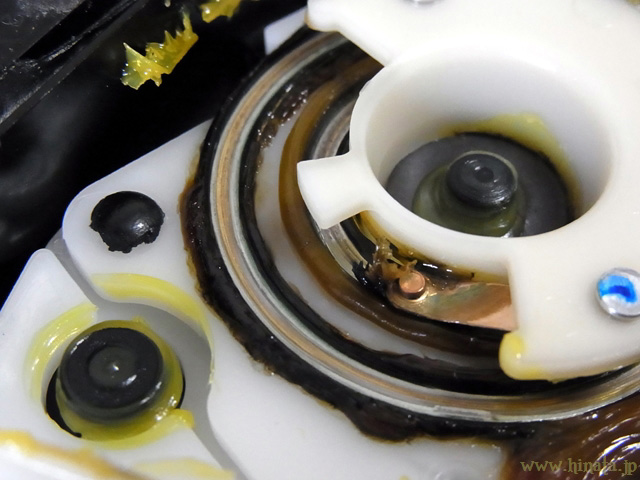 接点の荒れを見る