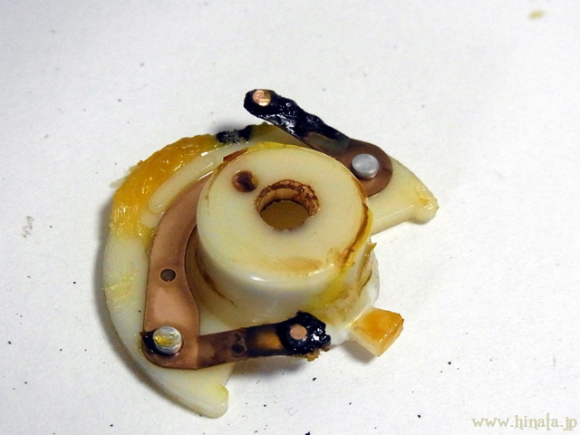 回転接点は不良判定