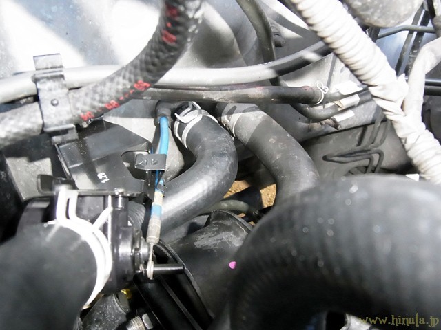 ヒーターの出入り口