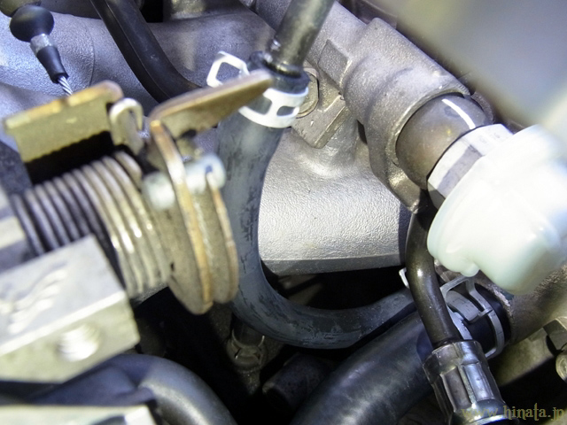 ブリーザーホースAはアウトレットホースで代用