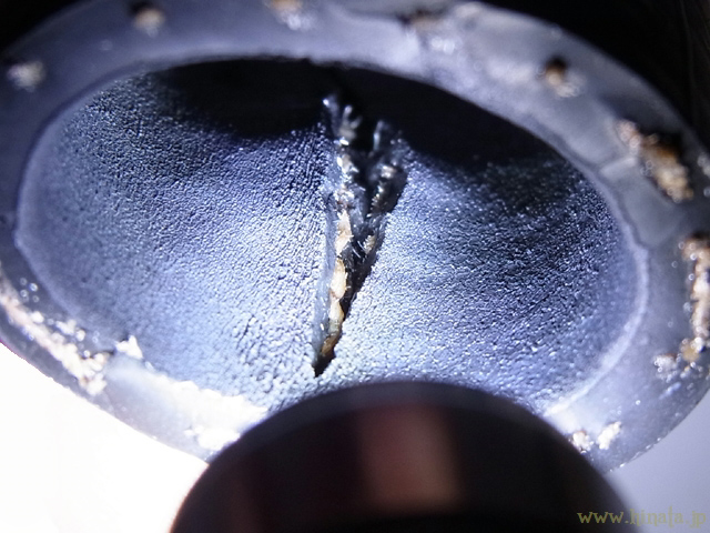 補強繊維は切れていた