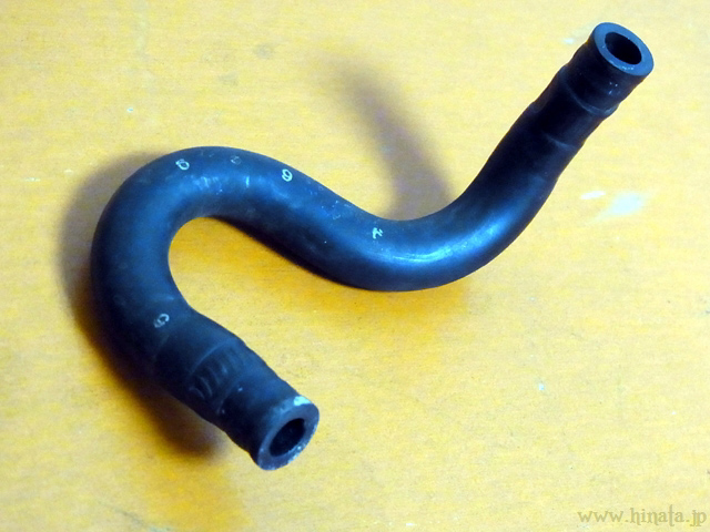 損傷していたインレットホース