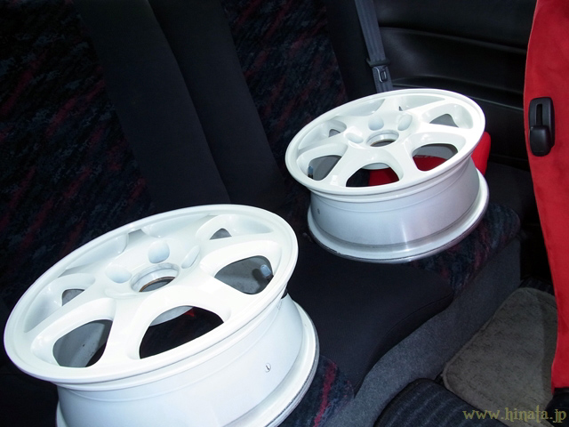 ホイールの輸送その2