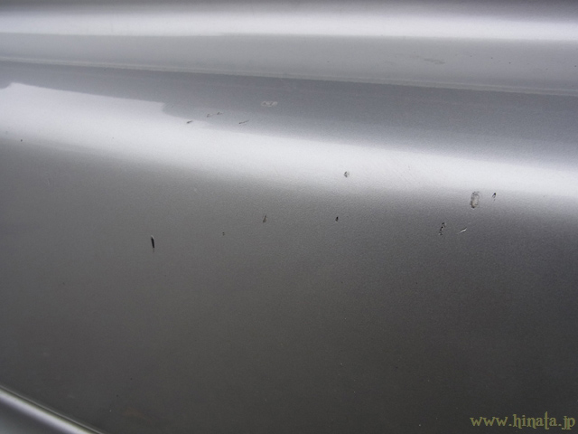 リアバンパーの傷その2
