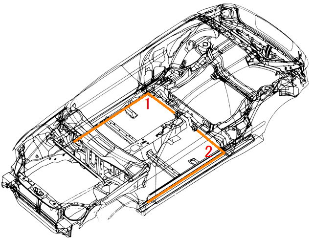 EK系シビックの錆びやすい部分