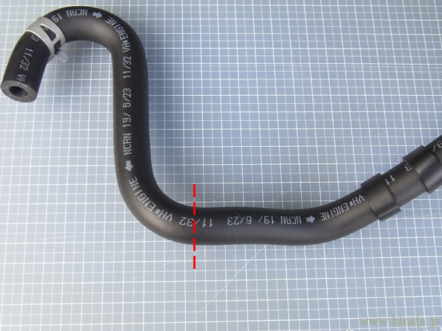 マスターパワー側の切断位置