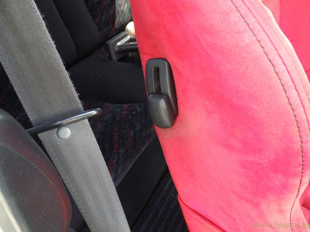 ドア側の前倒しレバー