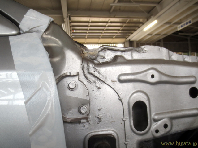 フレーム側面に異常なし