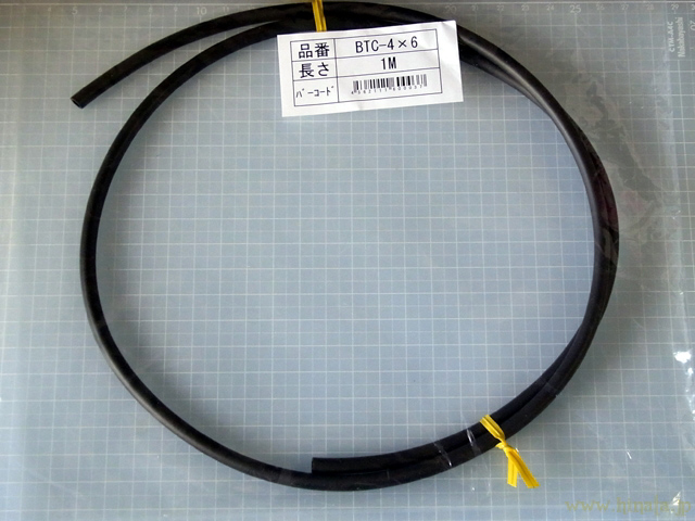 八興 フッ素ゴムチューブ BTC-4x6