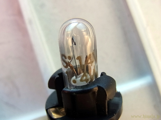 メーターバルブの球切れ