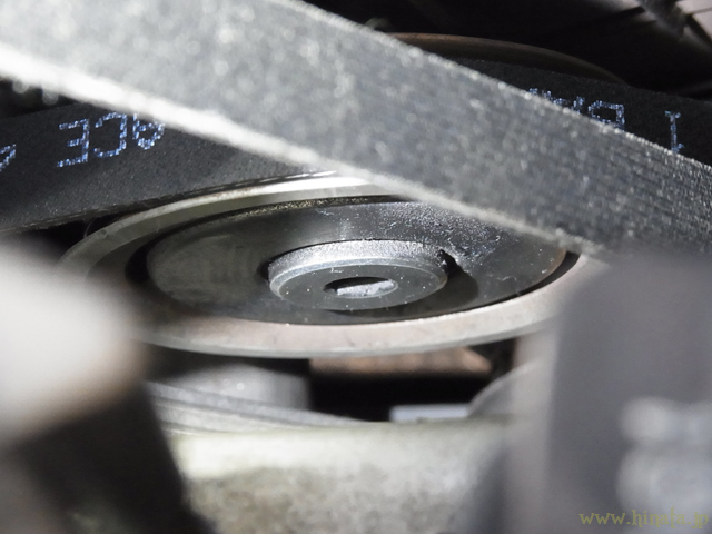 未交換だったアイドルプーリー