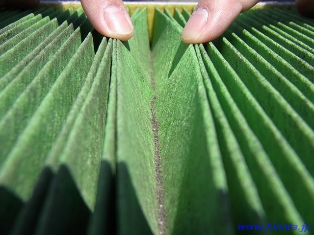 エレメント内のゴミ