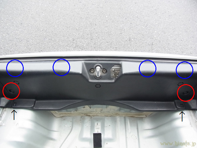 リアパネルライニングASSY