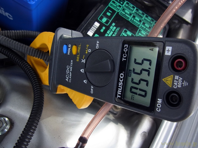 電流値は55Aを記録