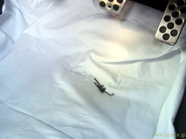 発生した切り粉