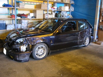 自損事故から12時間後