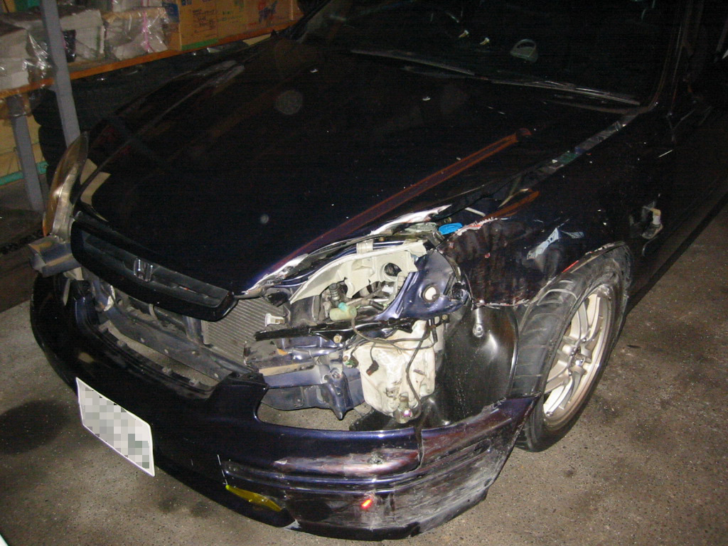 フロントセクション損傷具合