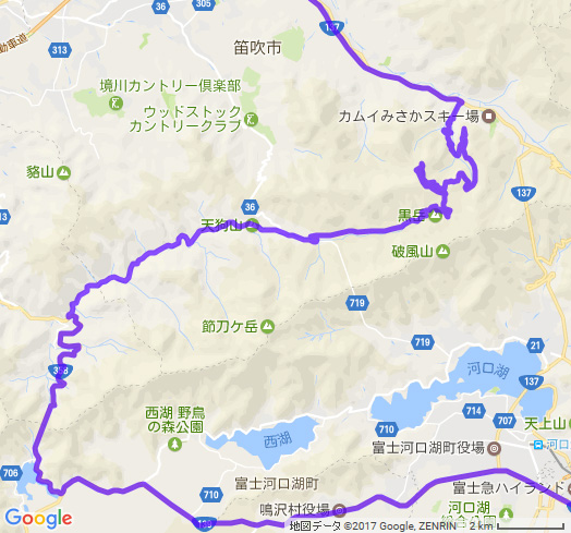 2017/05/13の走行ログ