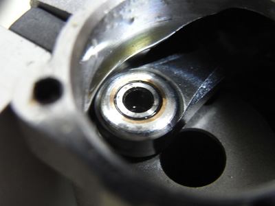 スターティングシャフトのピンは別パーツ