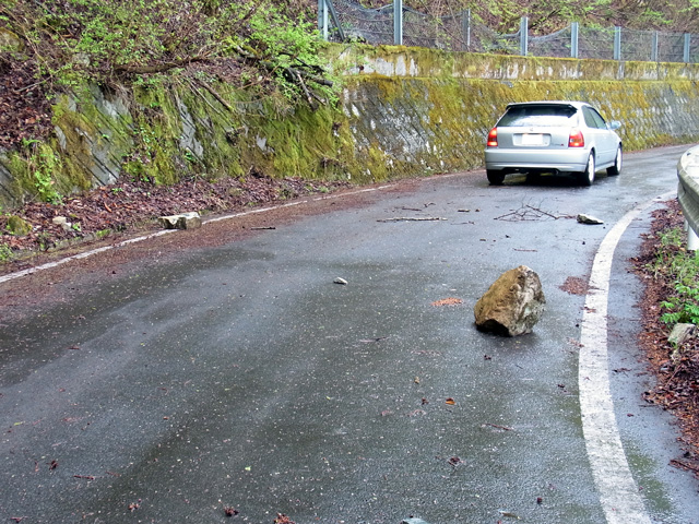落石注意その2
