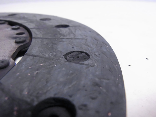 S15シルビアR用純正クラッチディスクの残量