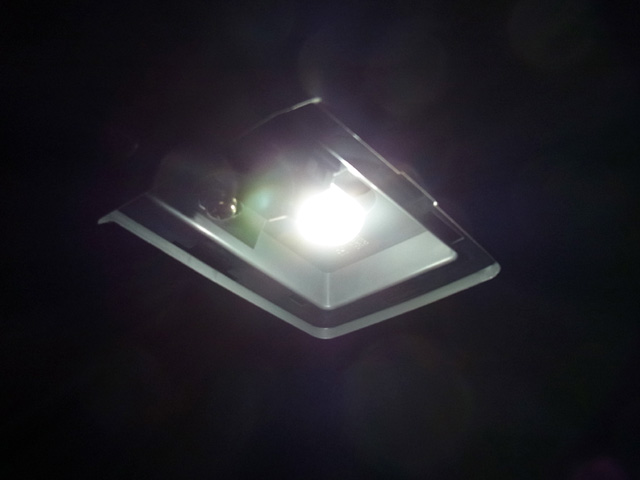 正常に点灯確認