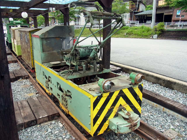 展示されていた電気機関車
