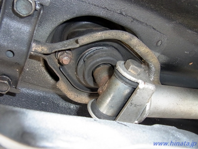 シフトレバーのブーツ