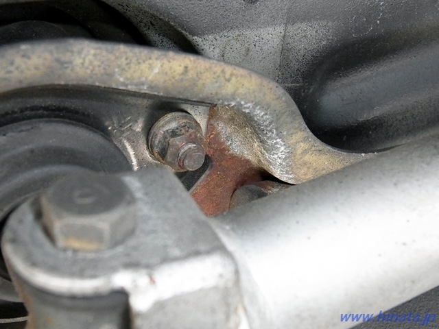 エクステンションバーのサビ