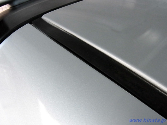 撓んだルーフモール